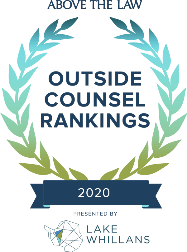 Above the Law Outside Counsel Rankings 2020 Above the Law Outside Counsel Rankings 2020